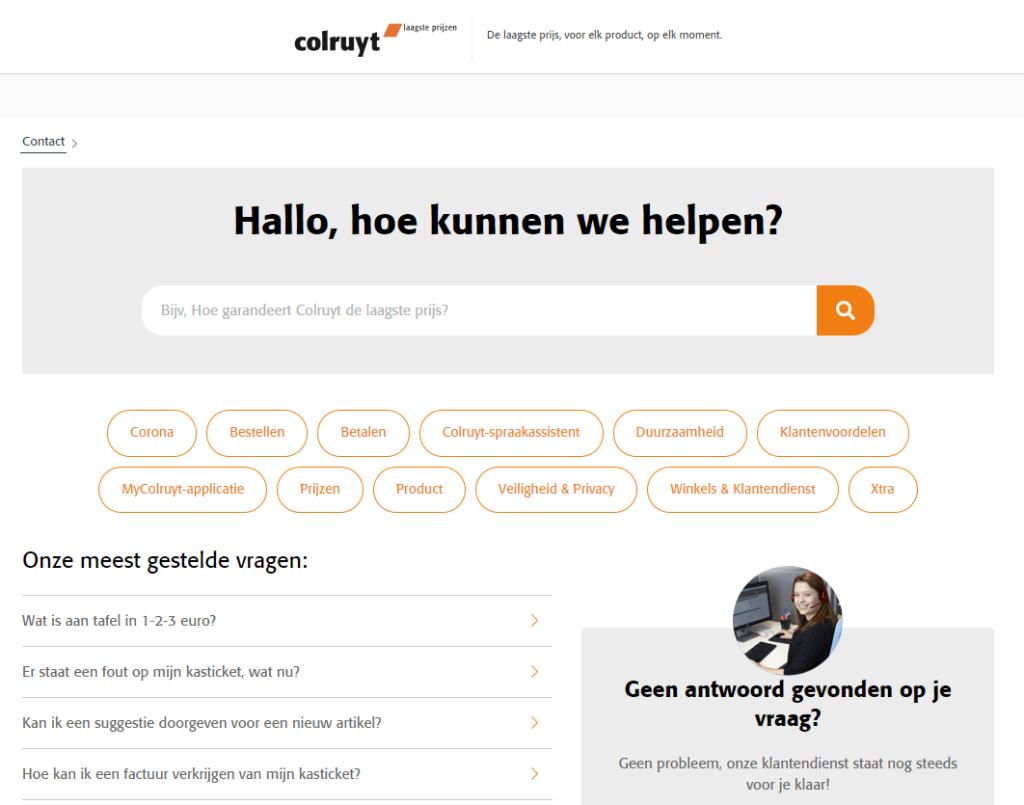 Colruyt vragen